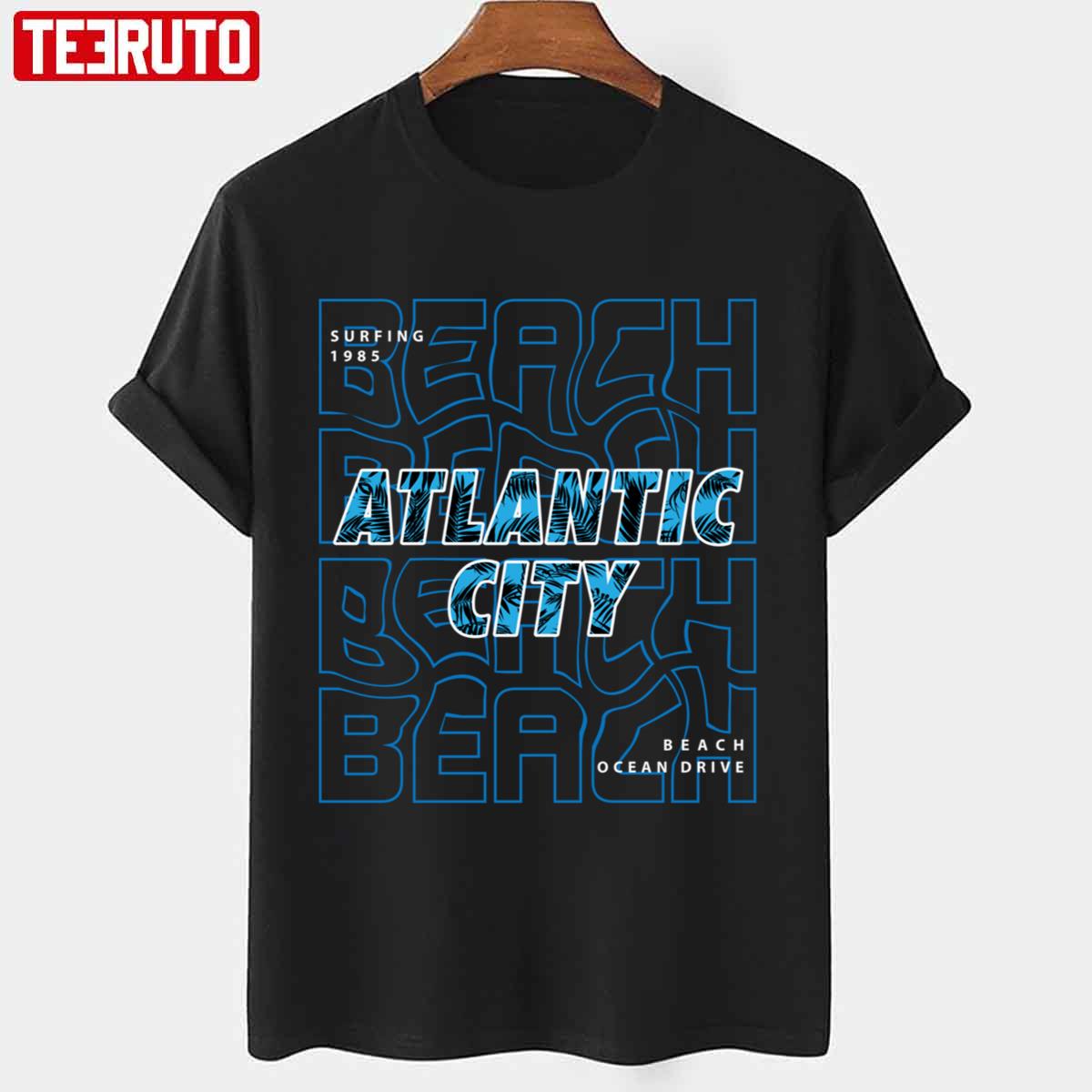 Surfing 1985 Atlantic City Beach Party Unisex T-Shirt