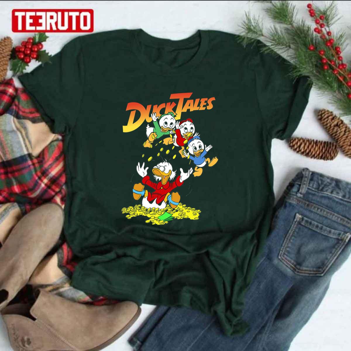 Sweet Happienes Duck Tales Indehoy Disney Donald Ducktales Unisex T-Shirt