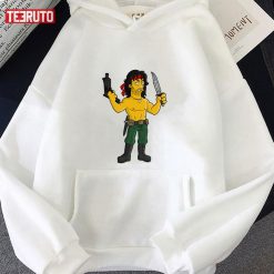 Sylvester Stallone Simpson Unisex Hoodie