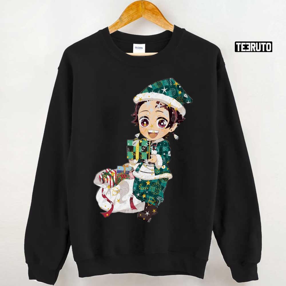 Tanjiro Kamado Christmas Demon Slayer Kimetsu No Yaiba Unisex Sweatshirt