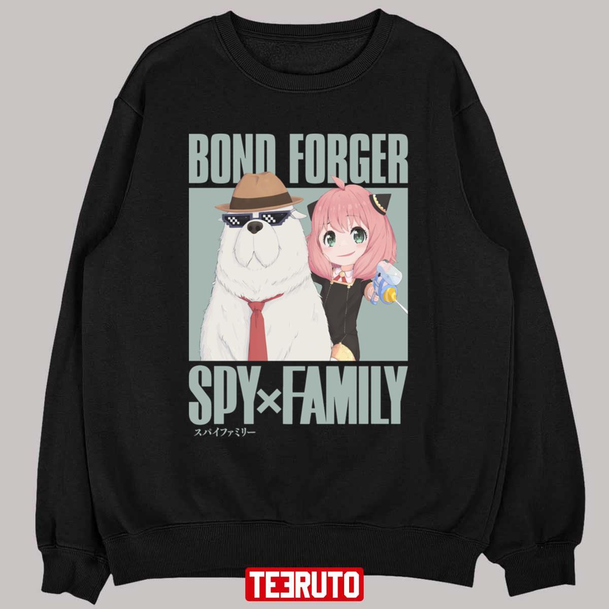 Team Bond Forger Anya Forger Spy X Family Japanese Style Retro Anime Art  Unisex T-Shirt - Teeruto