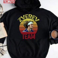 Team Sunset Design Tennis Alexander Zverev Unisex Hoodie
