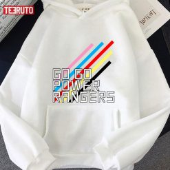 Teleporting Lights Go Go Power Rangers Unisex Hoodie