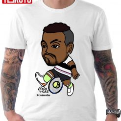 Tennis Cute Chibi Cola Cat Nick Kyrgios Unisex T-Shirt