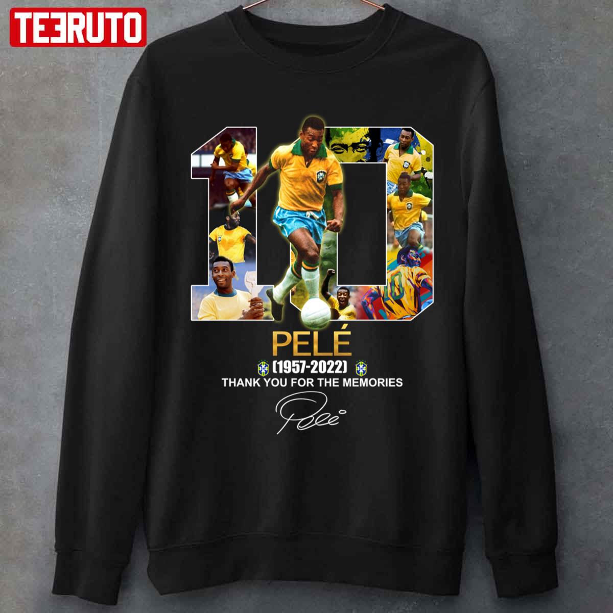 Legend Of Football Pele Sweatshirt, Memorial Pele Shirt - Wiseabe