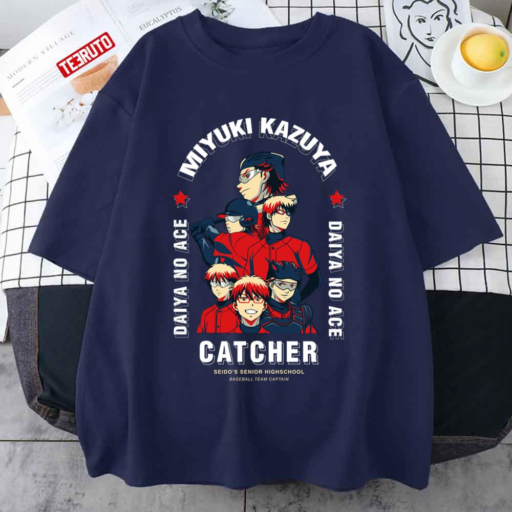 The Catcher Diamond No Ace Miyuki Kazuya Art Unisex T-shirt