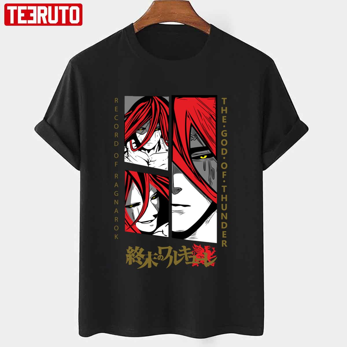 The God Of Thunder Record Of Ragnarok Manga Style Unisex T-Shirt