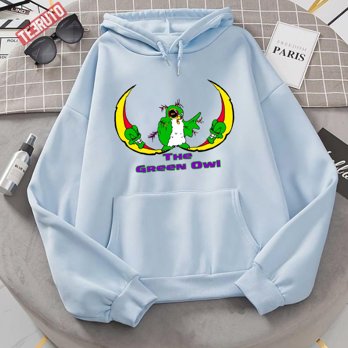 The Green Owl Lunar Edition Billie Jean’s Haus Of TreezUnisex Hoodie