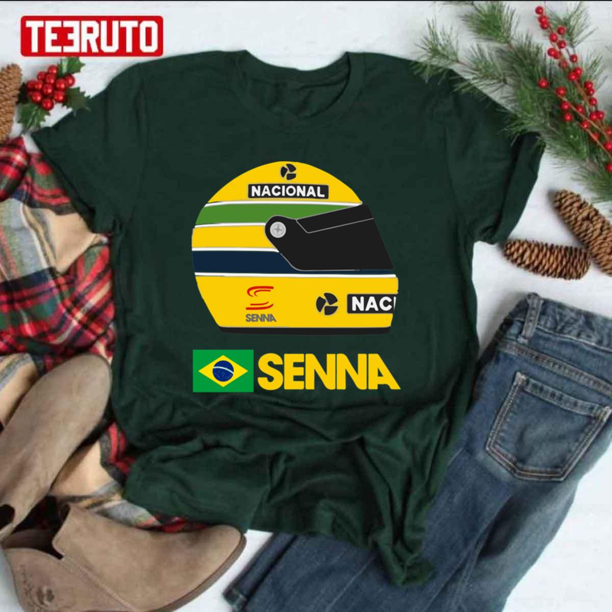 The Helmet Of Ayrton Senna Unisex T-shirt