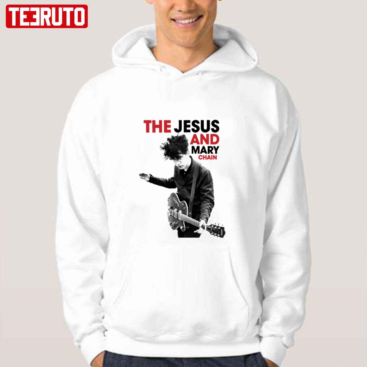 The Jesus And Mary Chain William With Guitar The Legendary Post Punk Experimental Rock Unisex Hoodie