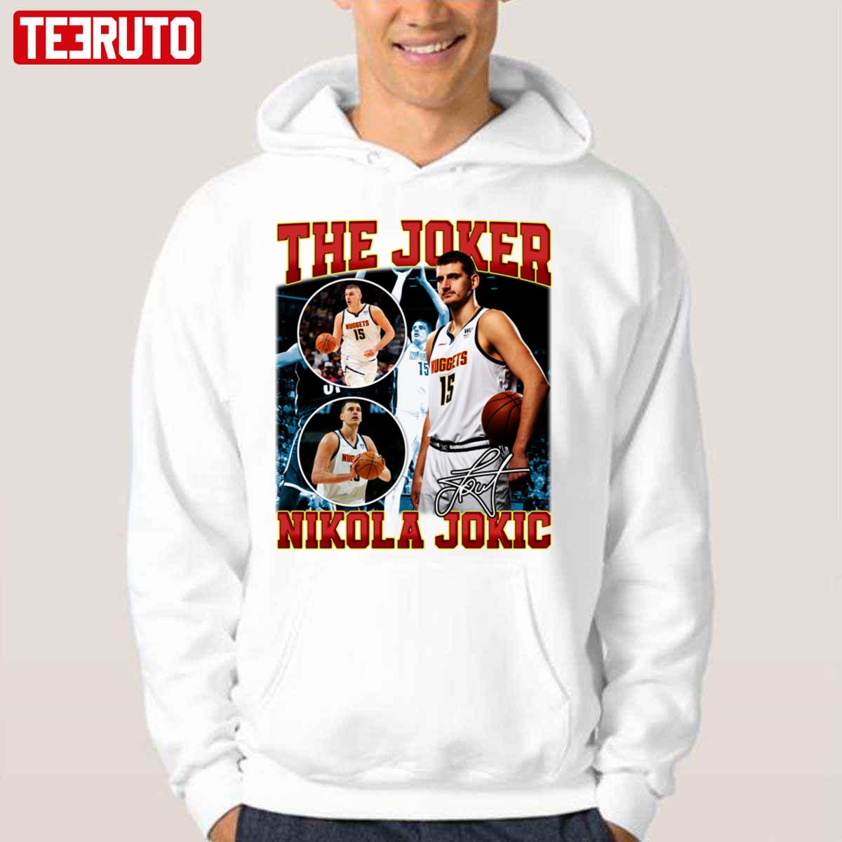The Joker Basketball Denver Signature Vintage Nikola Jokic Unisex Hoodie