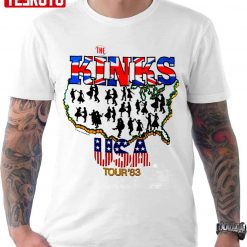 The Kinks Band Usa Tour ’83 Unisex T-Shirt