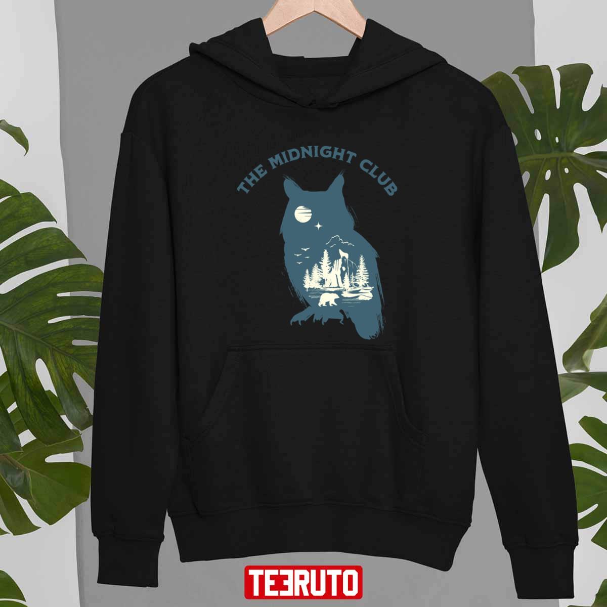 The Midnight Club Owl Art Unisex Hoodie