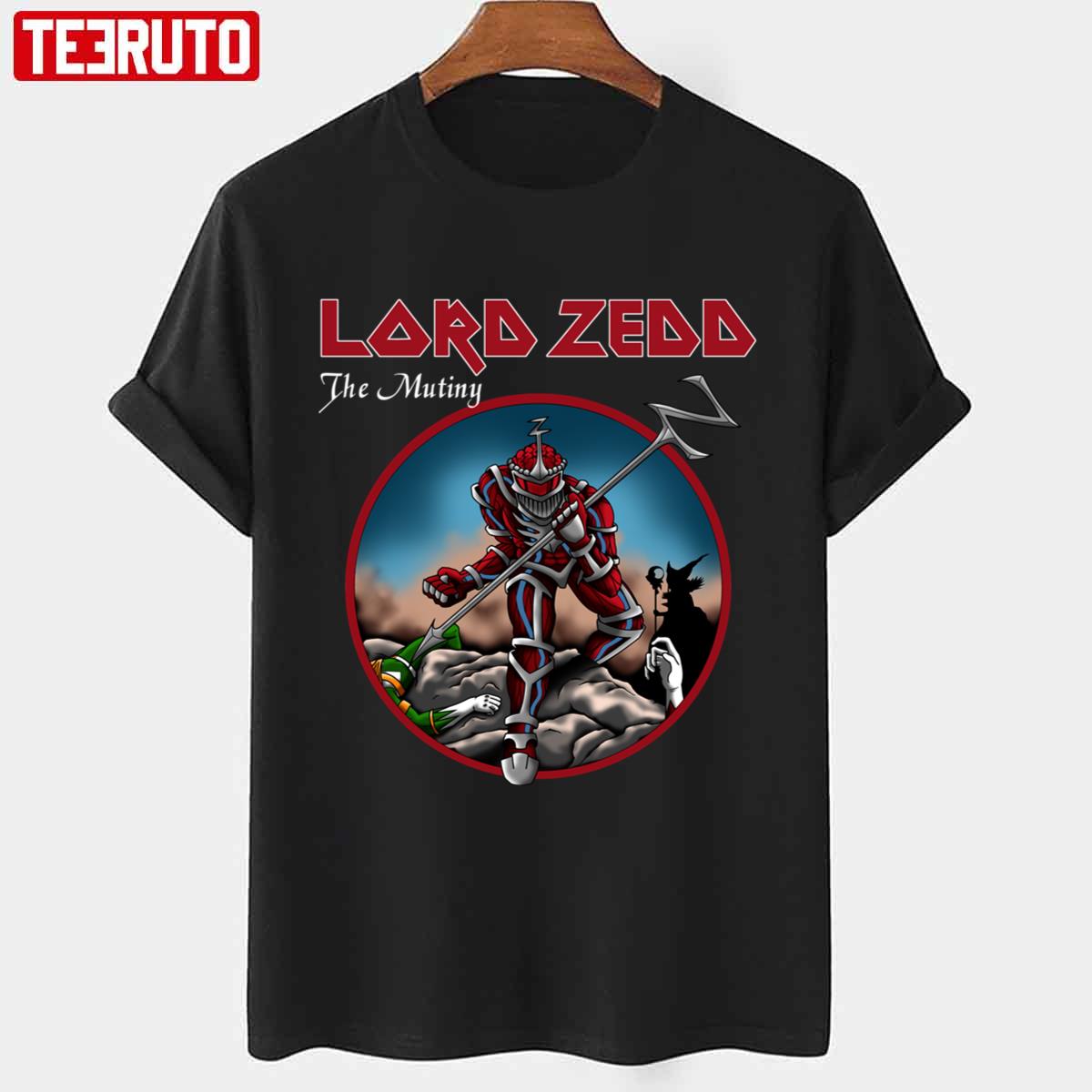 The Mutiny Lord Zedd Power Rangers X Iron Maiden Unisex T-Shirt