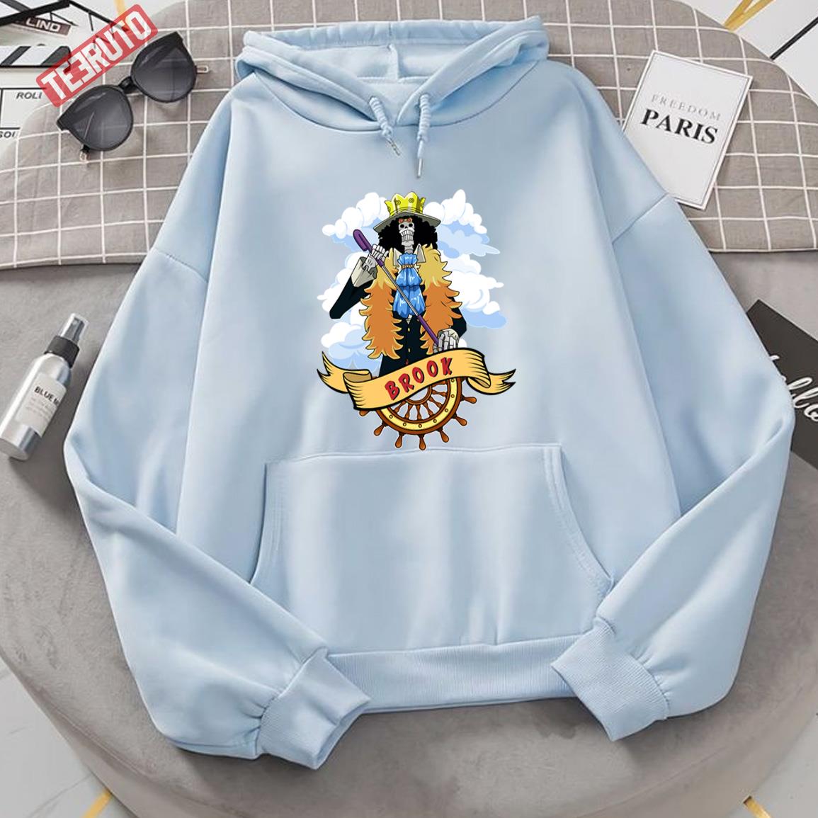 The Pirate One Piece Brook Anime Artwork Unisex Hoodie