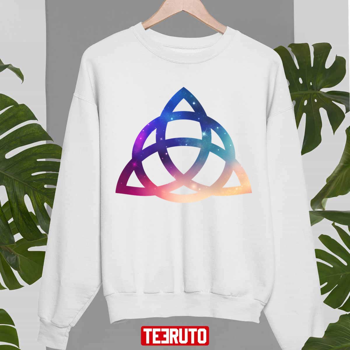 The Power Of Three Charmed Galaxy Colored Unisex Sweatshirt
