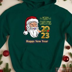 The Santa Christmas Approaching Happy New Year 2023 Fannmade Unisex Hoodie