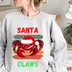 The Santa Claws Christmas Gift Unisex Sweatshirt