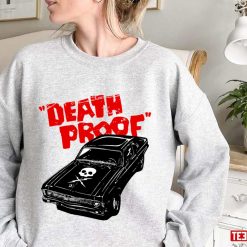 The Skull Art In The Car Death Proof Unisex Sweatshirt