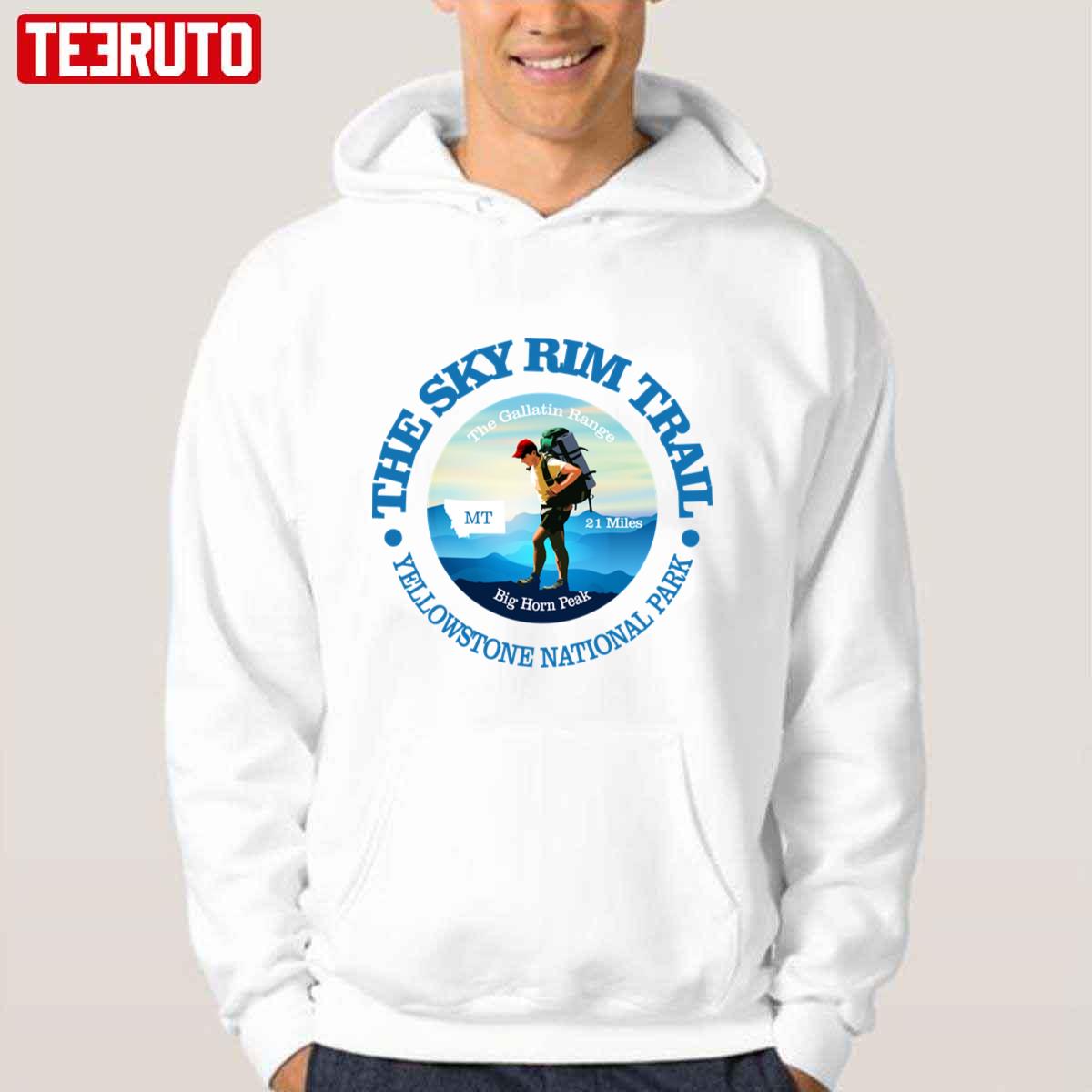 The Sky Rim Trail Yellowstone National Park Unisex Hoodie