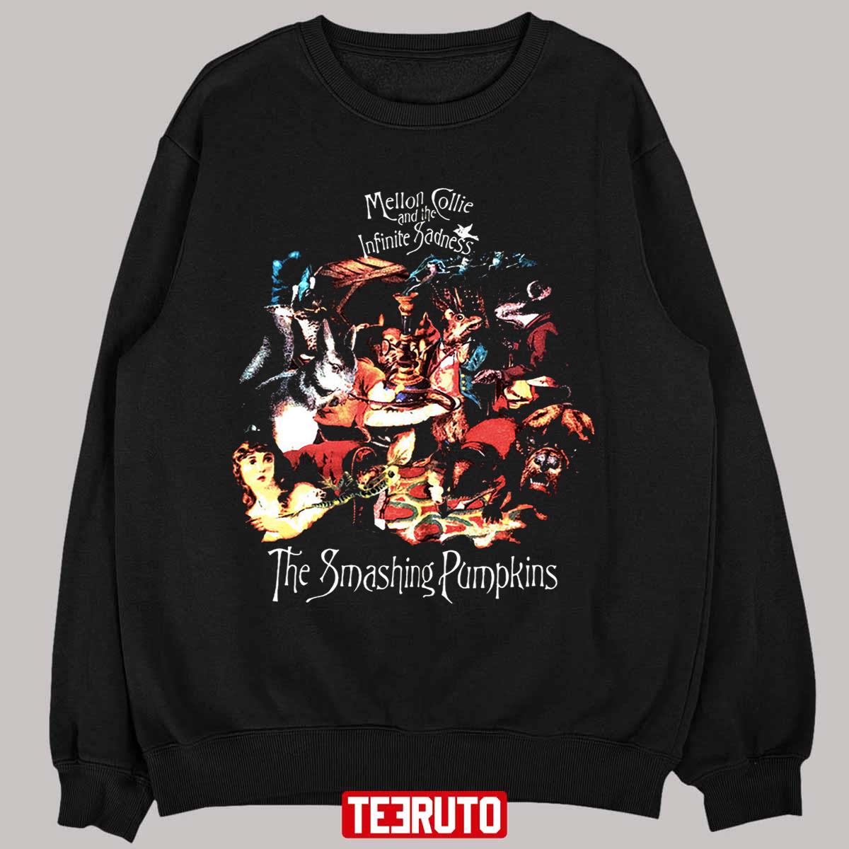 The Smashing Pumpkins 90s Rock Band Illustration Unisex Sweatshirt