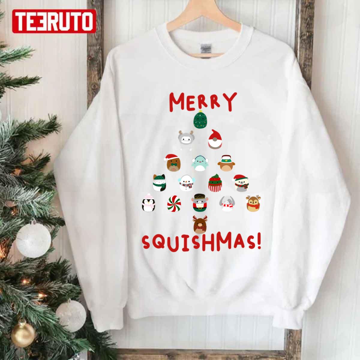 The Squad Squishmallow Christmas Design Unisex Sweatshirt
