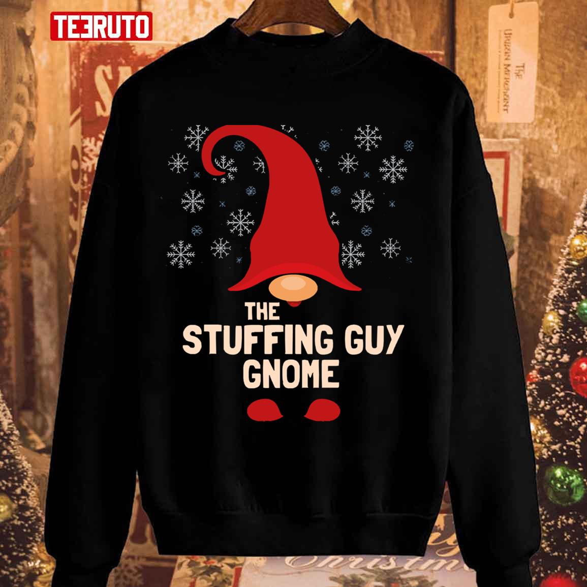 The Stuffing Guy Gnome Christmas Thanksgiving Unisex Sweatshirt