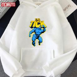 The Tick Superhero Parody Character With Logotype 1994 Tv Series Unisex Hoodie