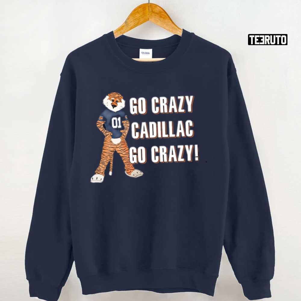 The Tigers Go Crazy Cadillac Design Unisex Sweatshirt