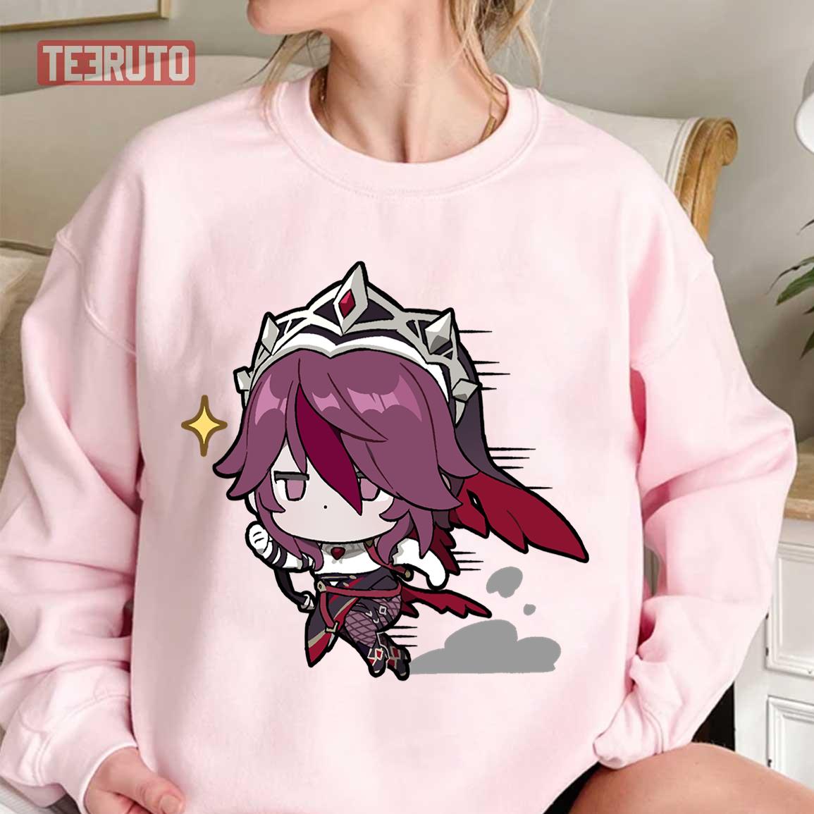 Thorny Benevolence Chibi Rosaria Genshin Impact Unisex Sweatshirt - Teeruto