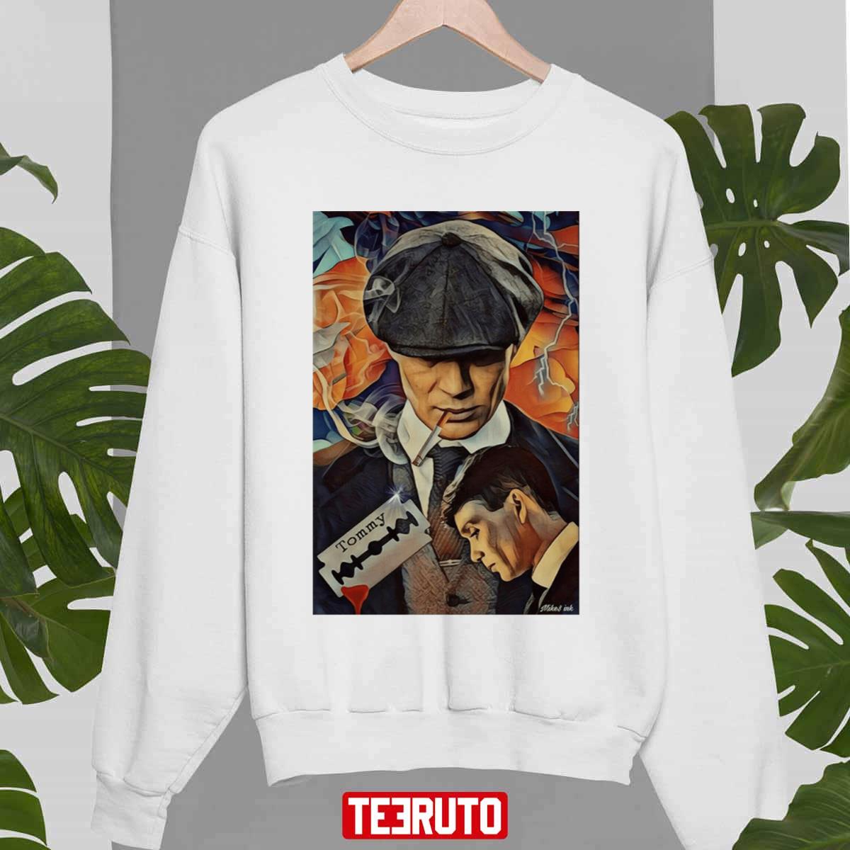 Tommy Peaky Blinders Tv Series Colored Art Unisex Sweatshirt