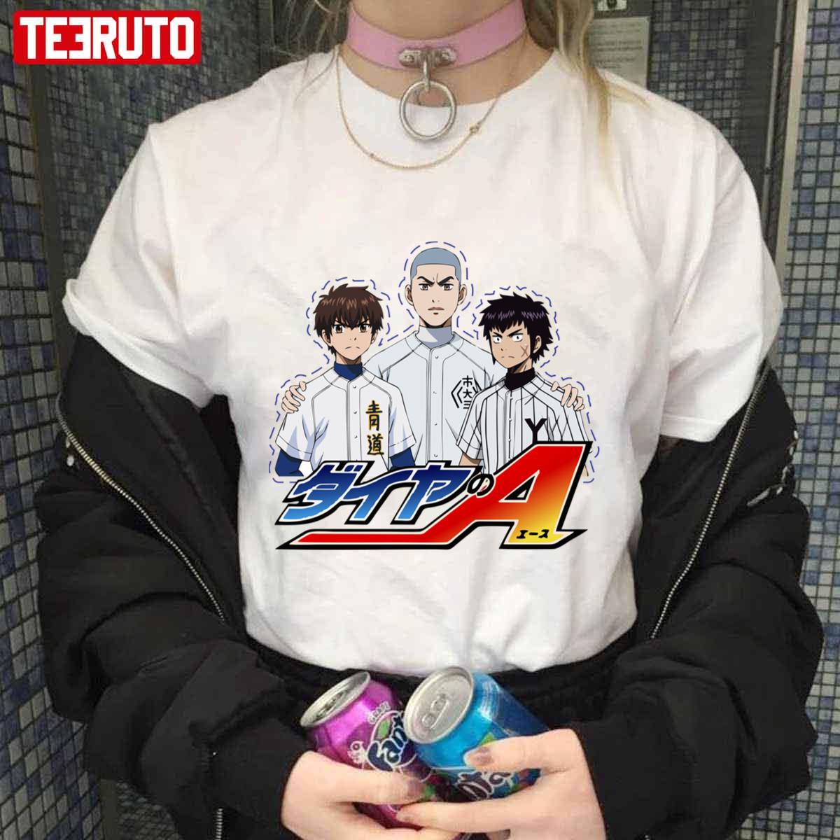 Trio Diamond No Ace Anime Unisex T-shirt