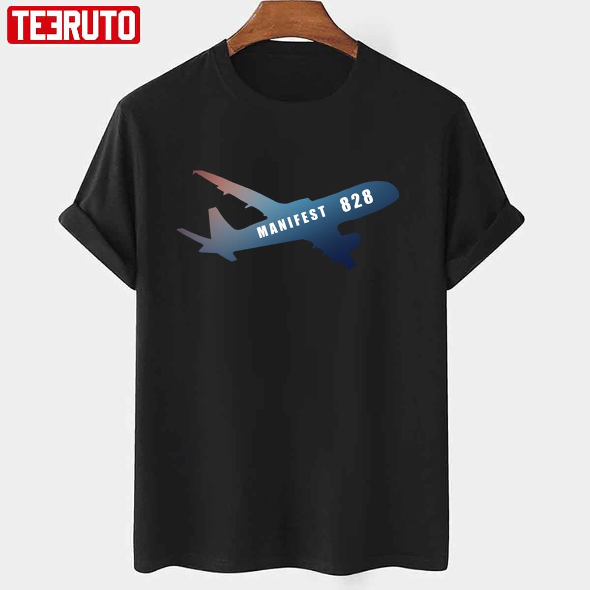 Tv Show Manifest 828 Plane Artwork Unisex T-shirt