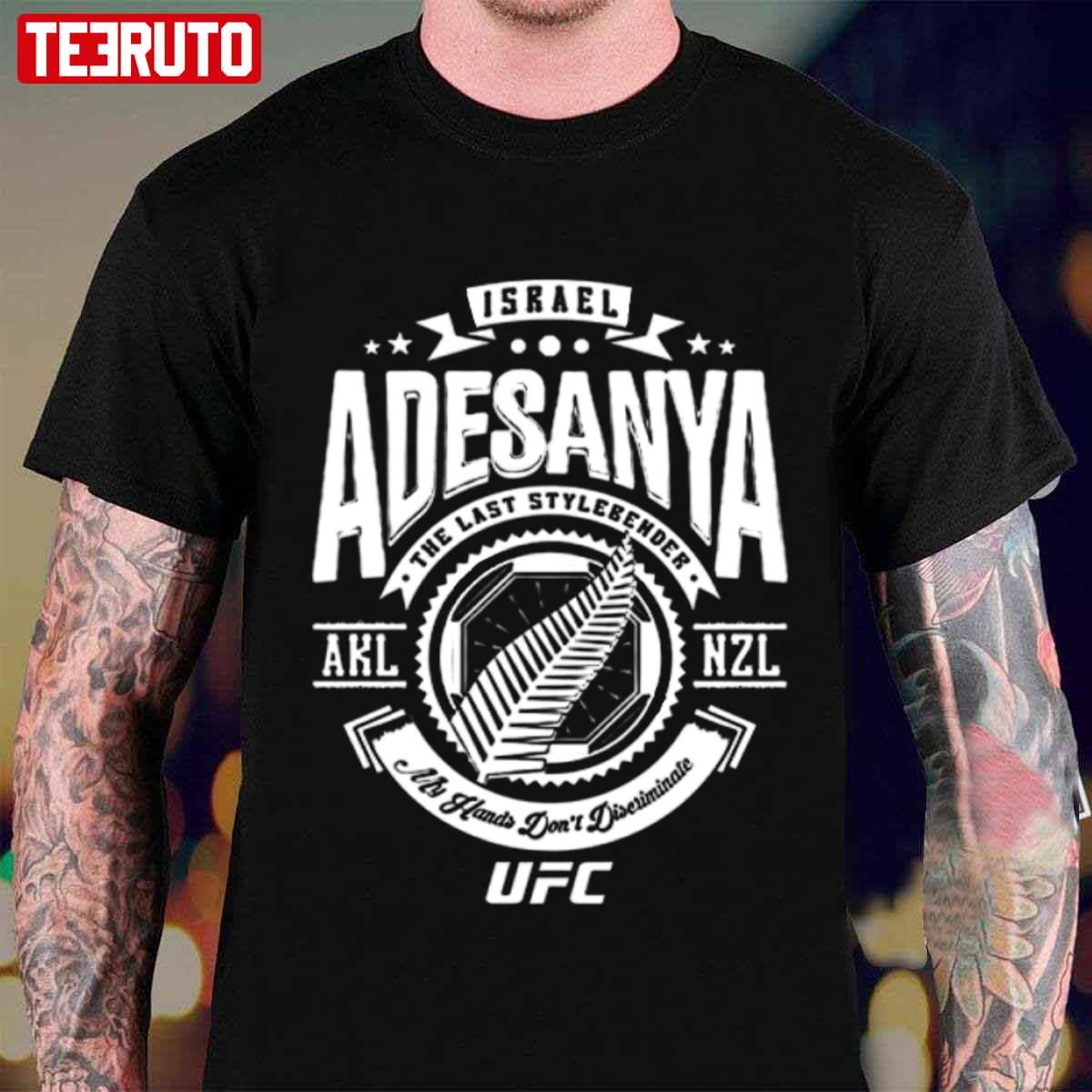 UFC Star Israel Adesanya Shows Off Belt in True Akatsuki Style