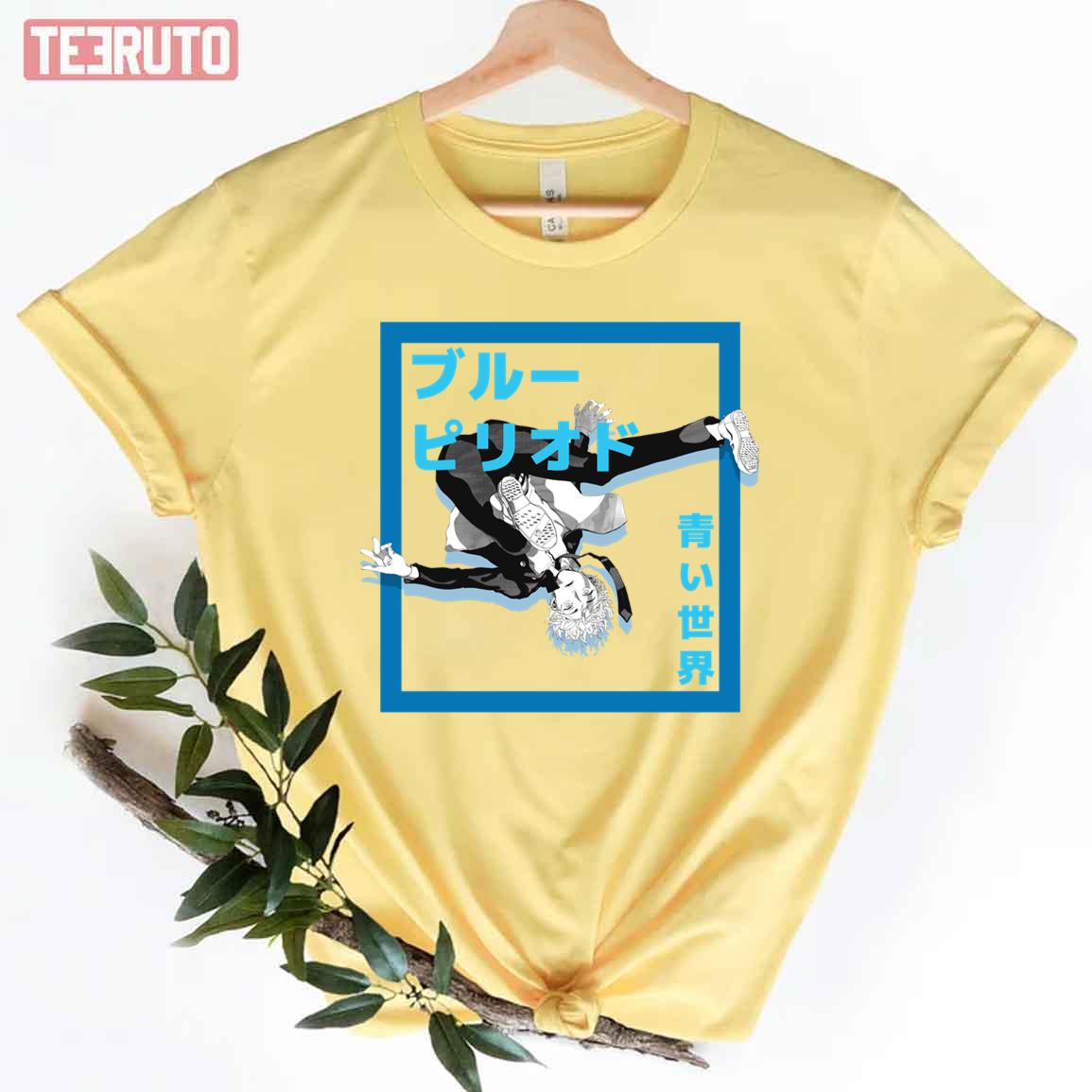 Up Side Down Blue Period Yatora Unisex T-shirt