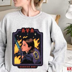 Vintage Ava Silva Warrior Nun Sister Beatrice Fanart Unisex Sweatshirt