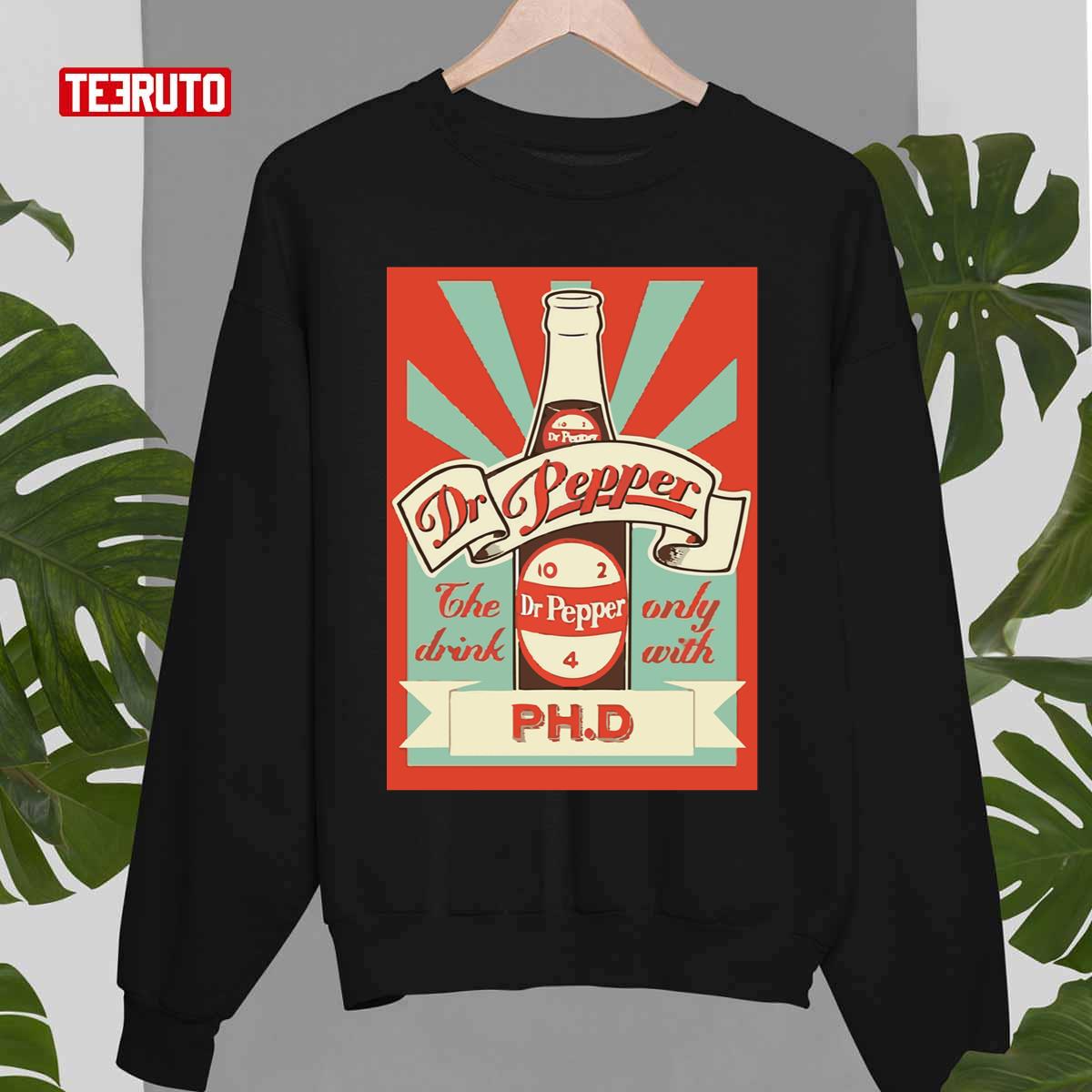 Vintage Dr Pepper 10 2 4 Bottle Unisex Sweatshirt