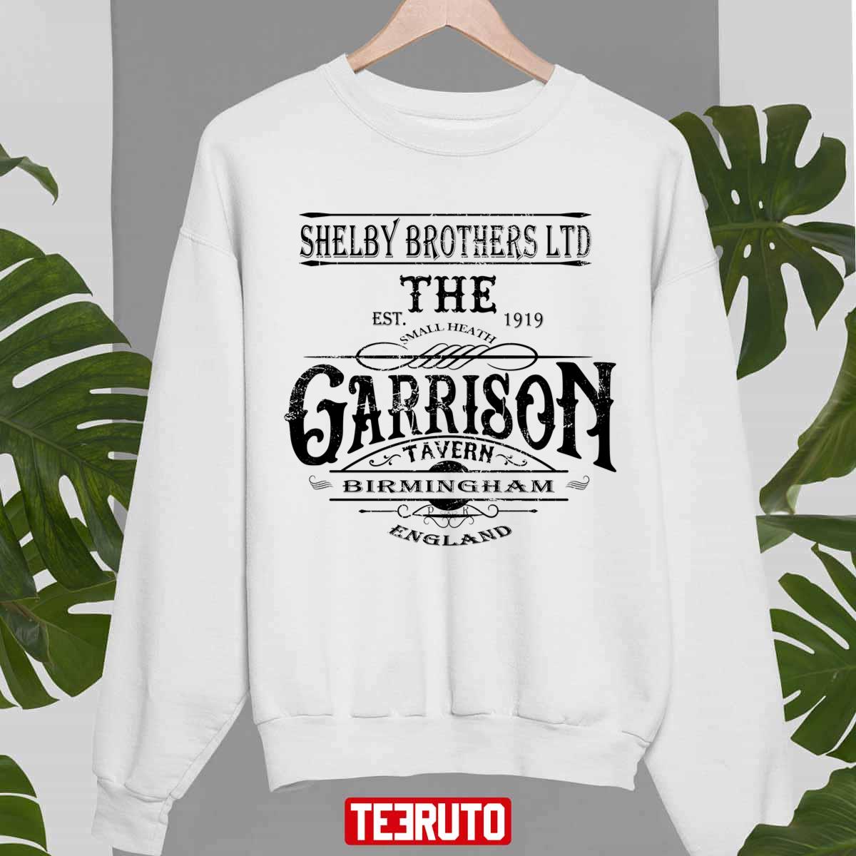 Vintage Garrison Tavern The Blinders Birmingham Distressed Unisex Sweatshirt