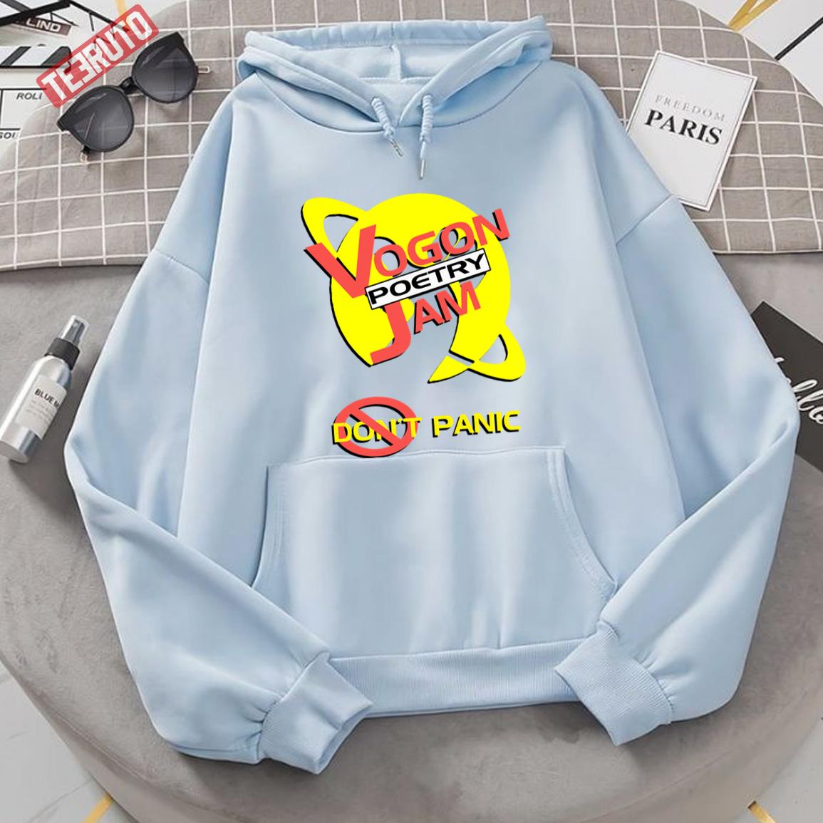 Vogon Poetry Jam Don’t Panic Unisex Hoodie