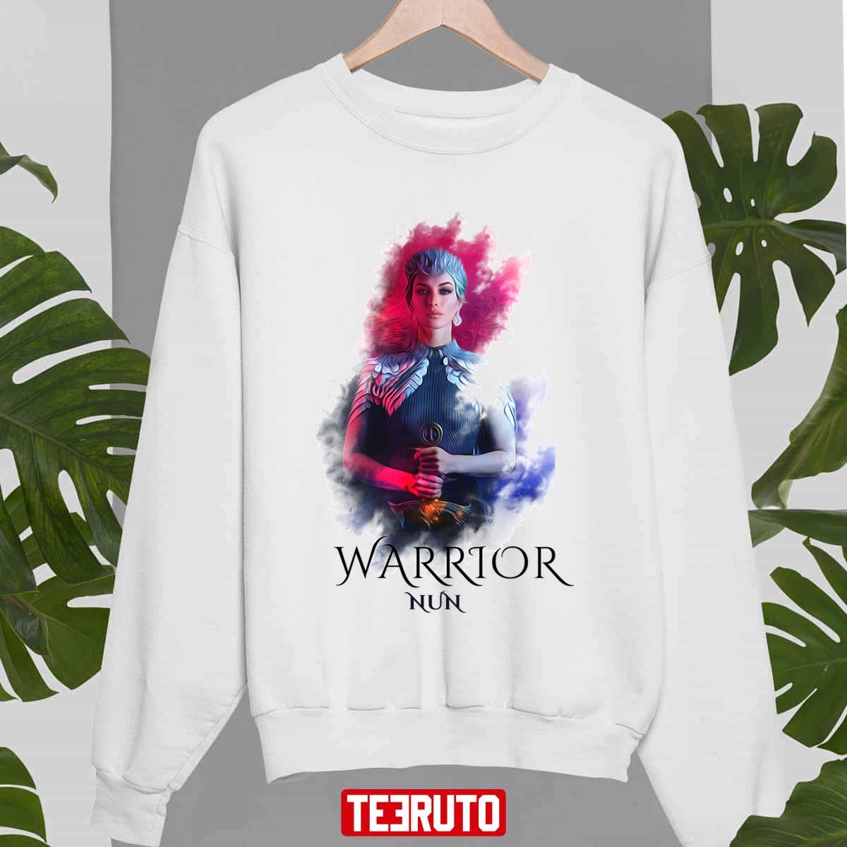 Watercolor Style Warrior Nun Unisex Sweatshirt