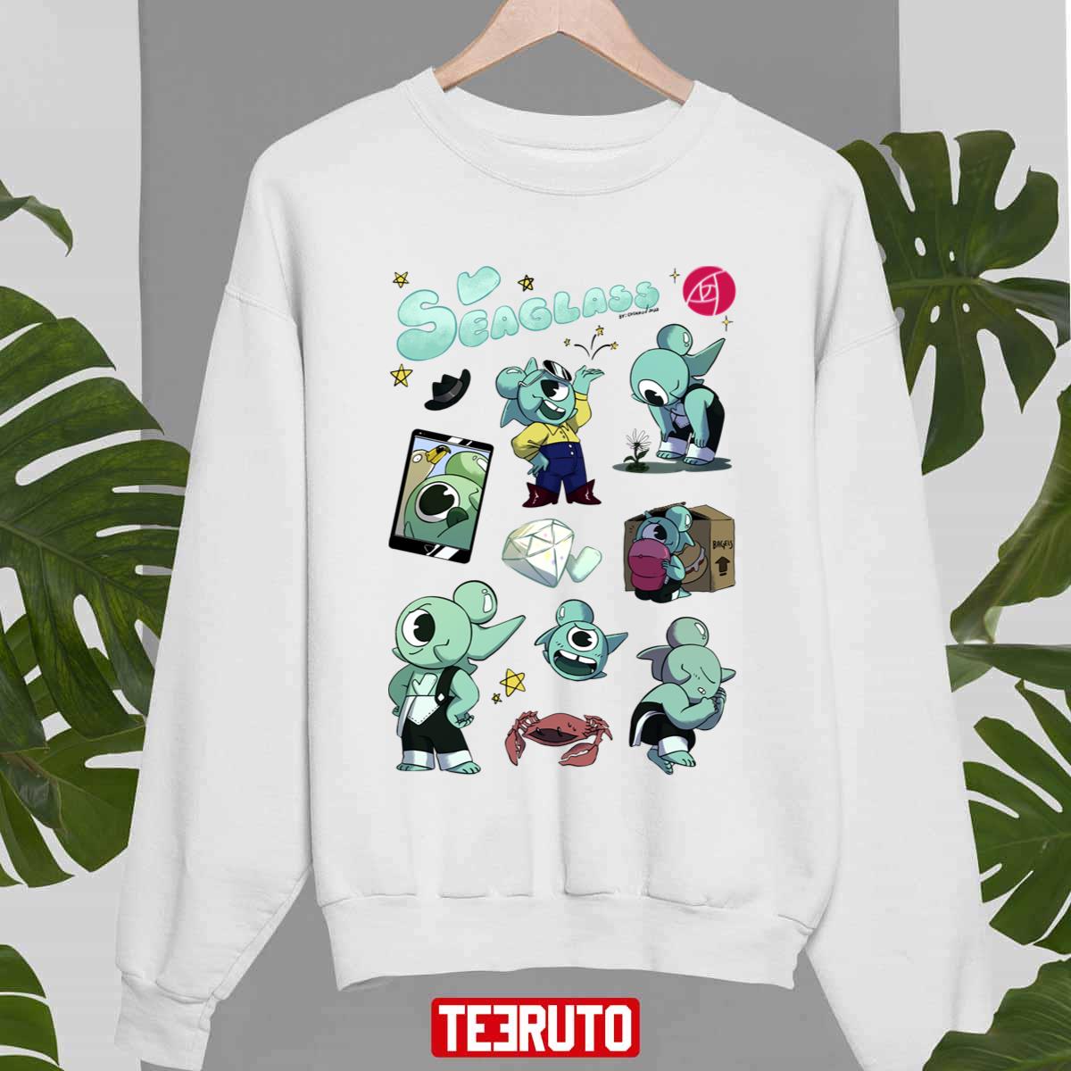 Wdau Seaglass Character Unisex Sweatshirt