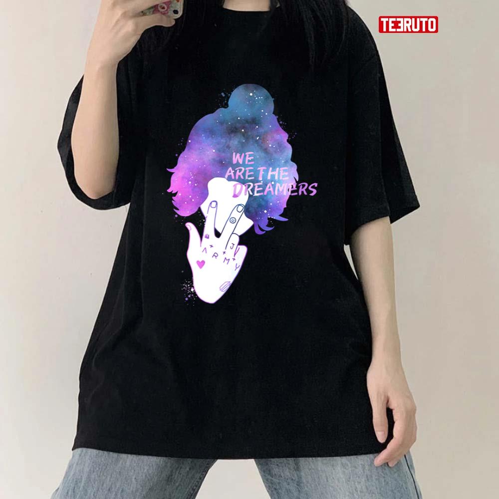 We Are The Dreamers Bts Jung Kook Galaxy ArtUnisex T-Shirt
