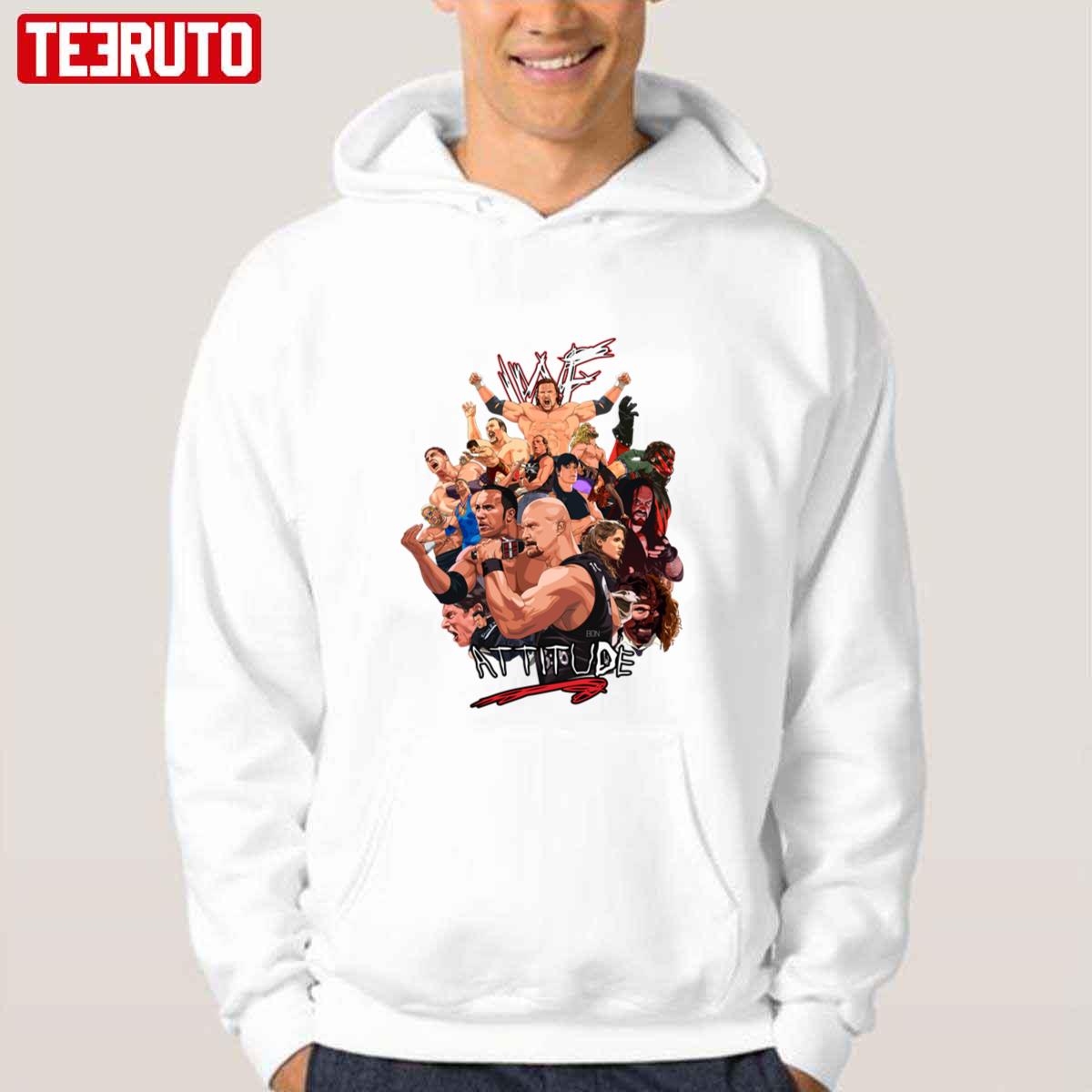 We Attitude Wrestler Unisex Hoodie