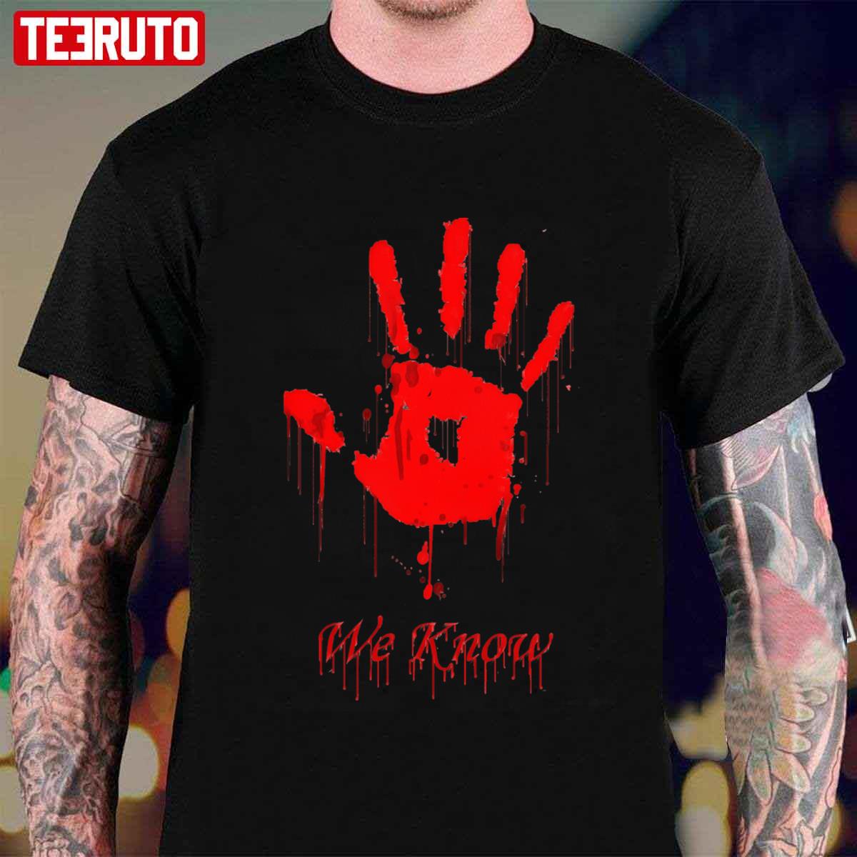 We Know Sky Rim Horror Hand Unisex T-Shirt
