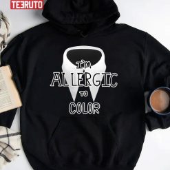 Wednesday Addams I’m Allergic To Color Funny Unisex Hoodie
