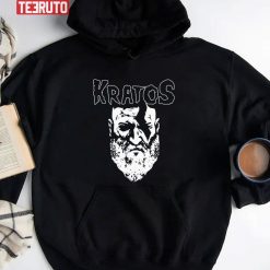 White Art God Of War Kratos Character Unisex Hoodie