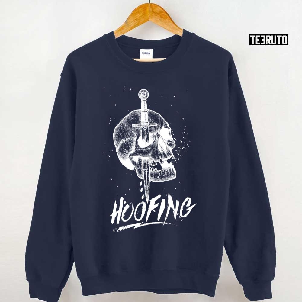 White Art Trending Hoofing Unisex Sweatshirt