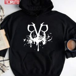White Logo Black Veil Brides Unisex Hoodie