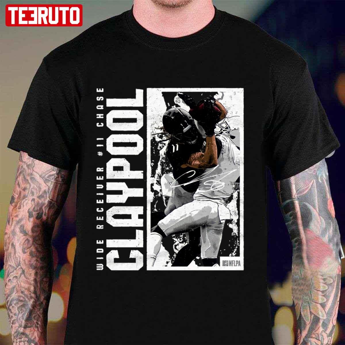 Wide Receiver #11 Chase Claypool Catch Vintage Unisex T-shirt - Teeruto