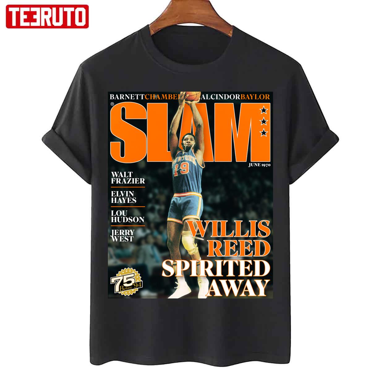 Vintage Willis Reed The Captain Basketball Legend Signature Retro 80s 90s  Bootleg Rap Style Unisex T-Shirt - Teeruto